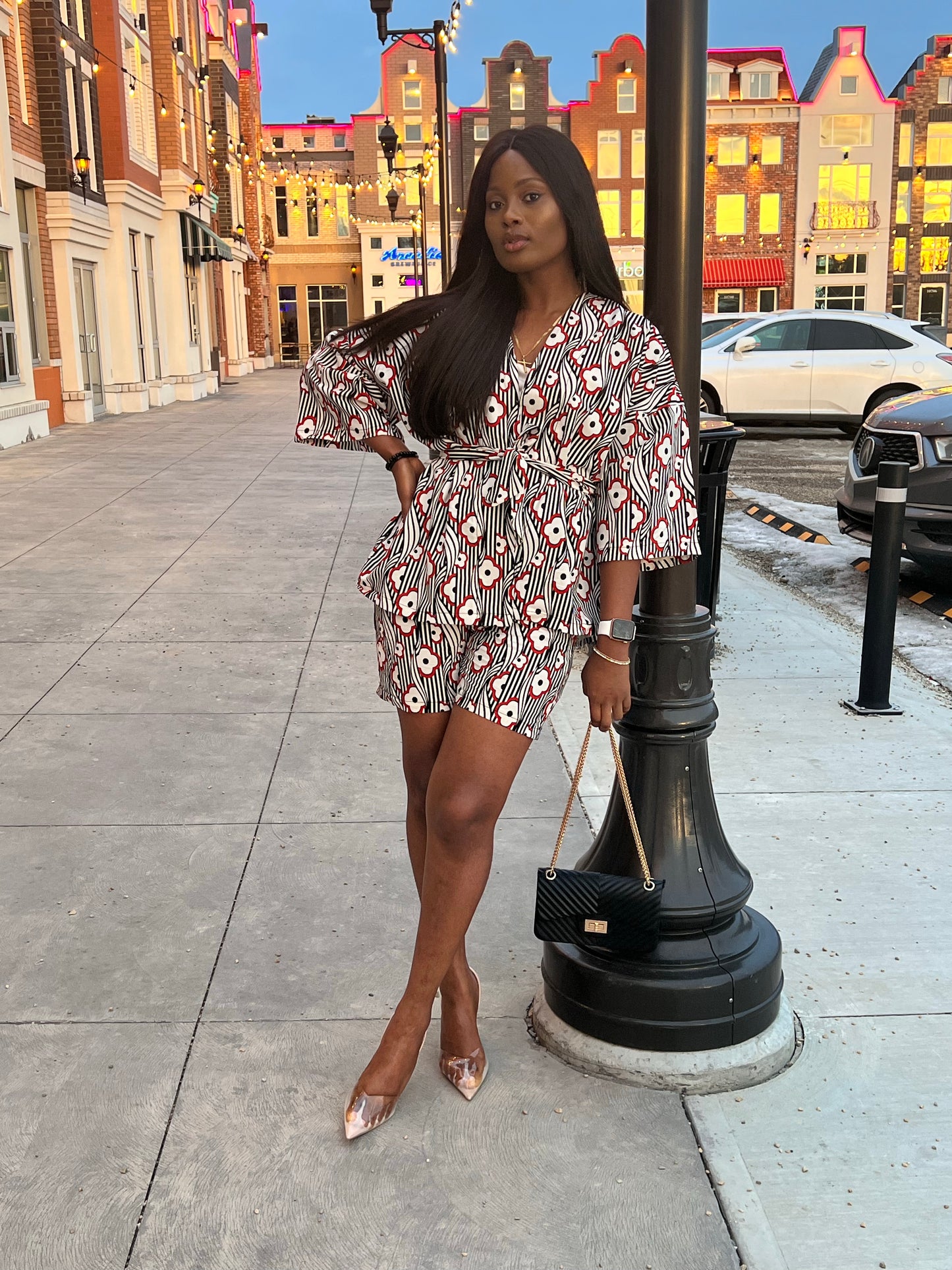 Fola Kimono Short Set