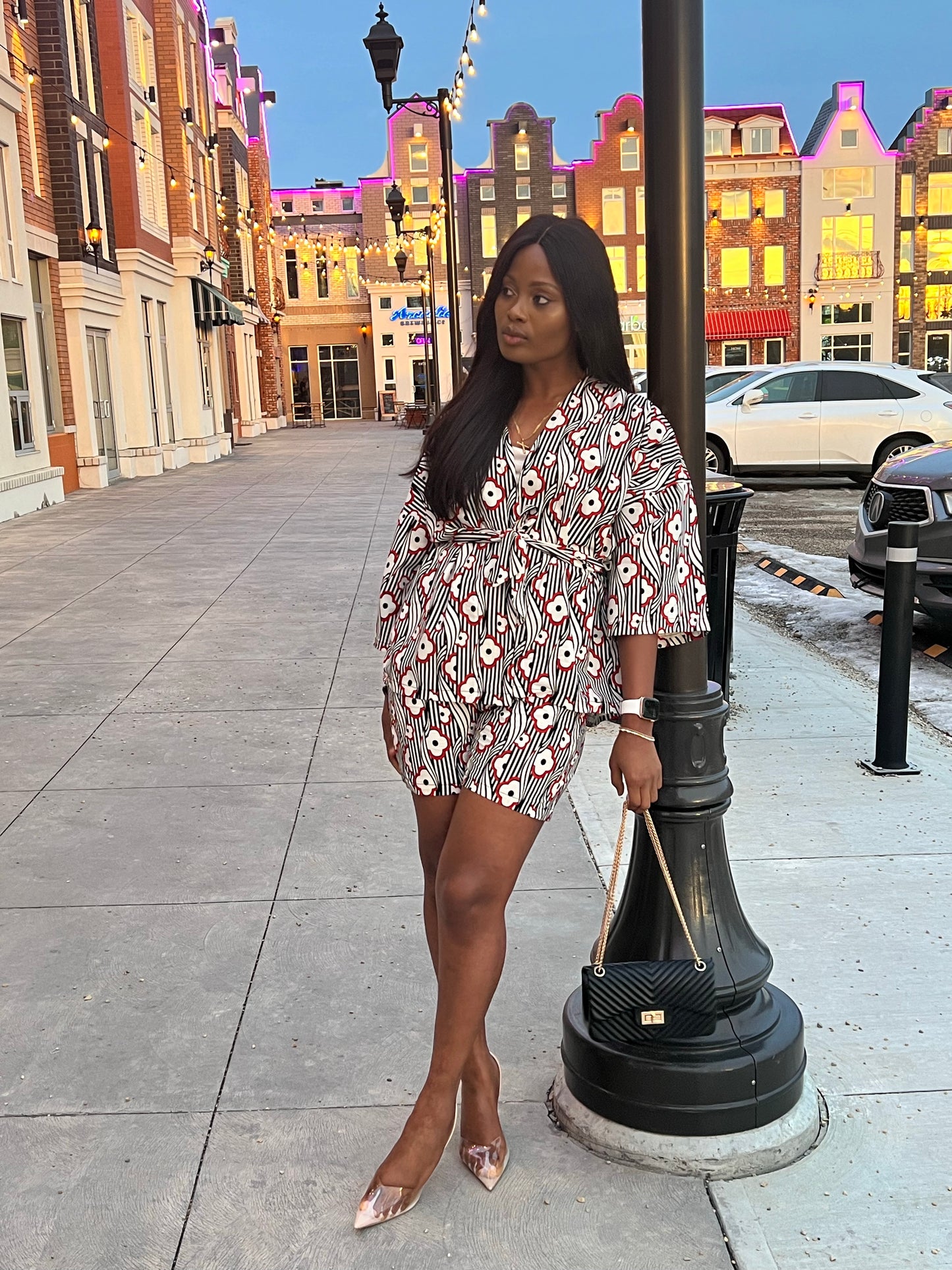 Fola Kimono Short Set