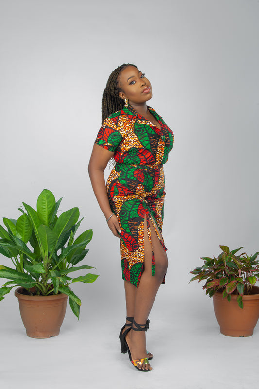 LOLA African Print Skirt