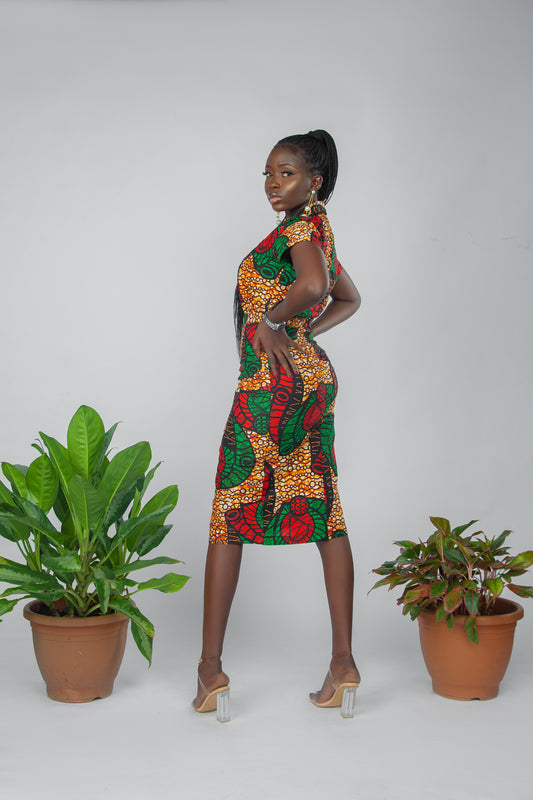 LOLA African Print Skirt