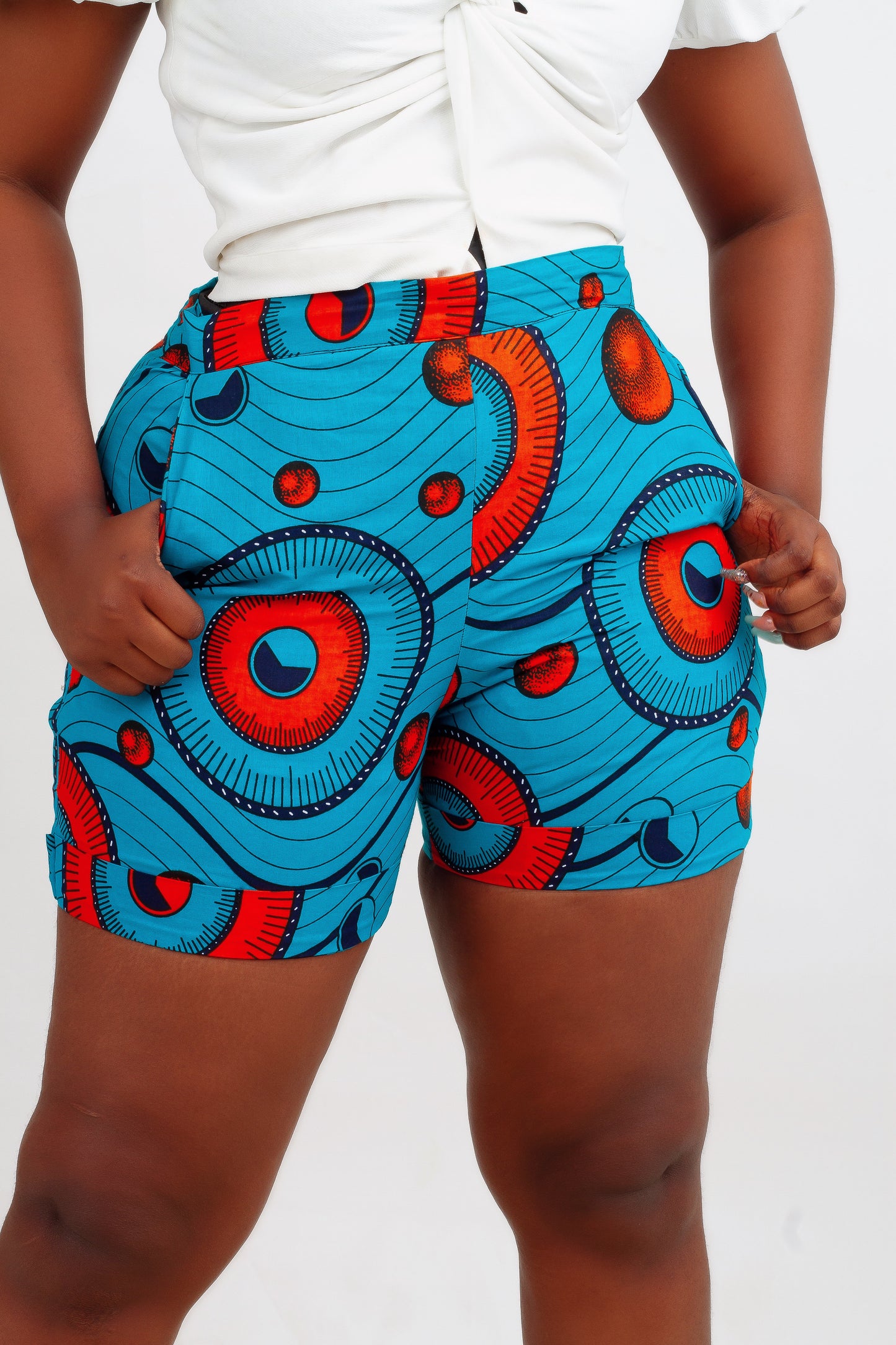 Zana African Print Shorts