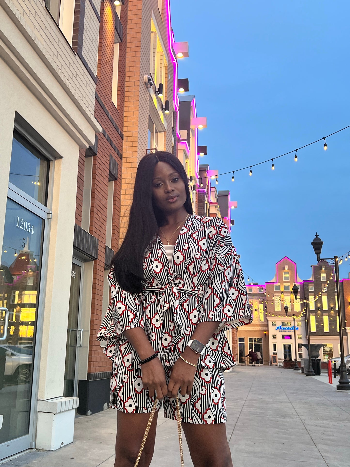 Fola Kimono Short Set